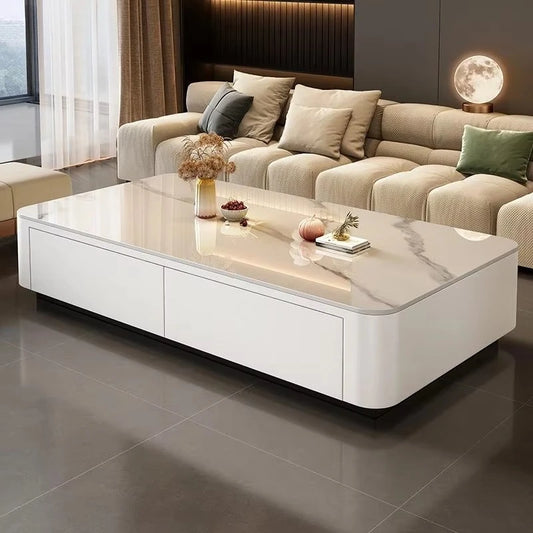 Modern Luxury Design Living Room Furniture Storage Center Coffee Table for Home Villa